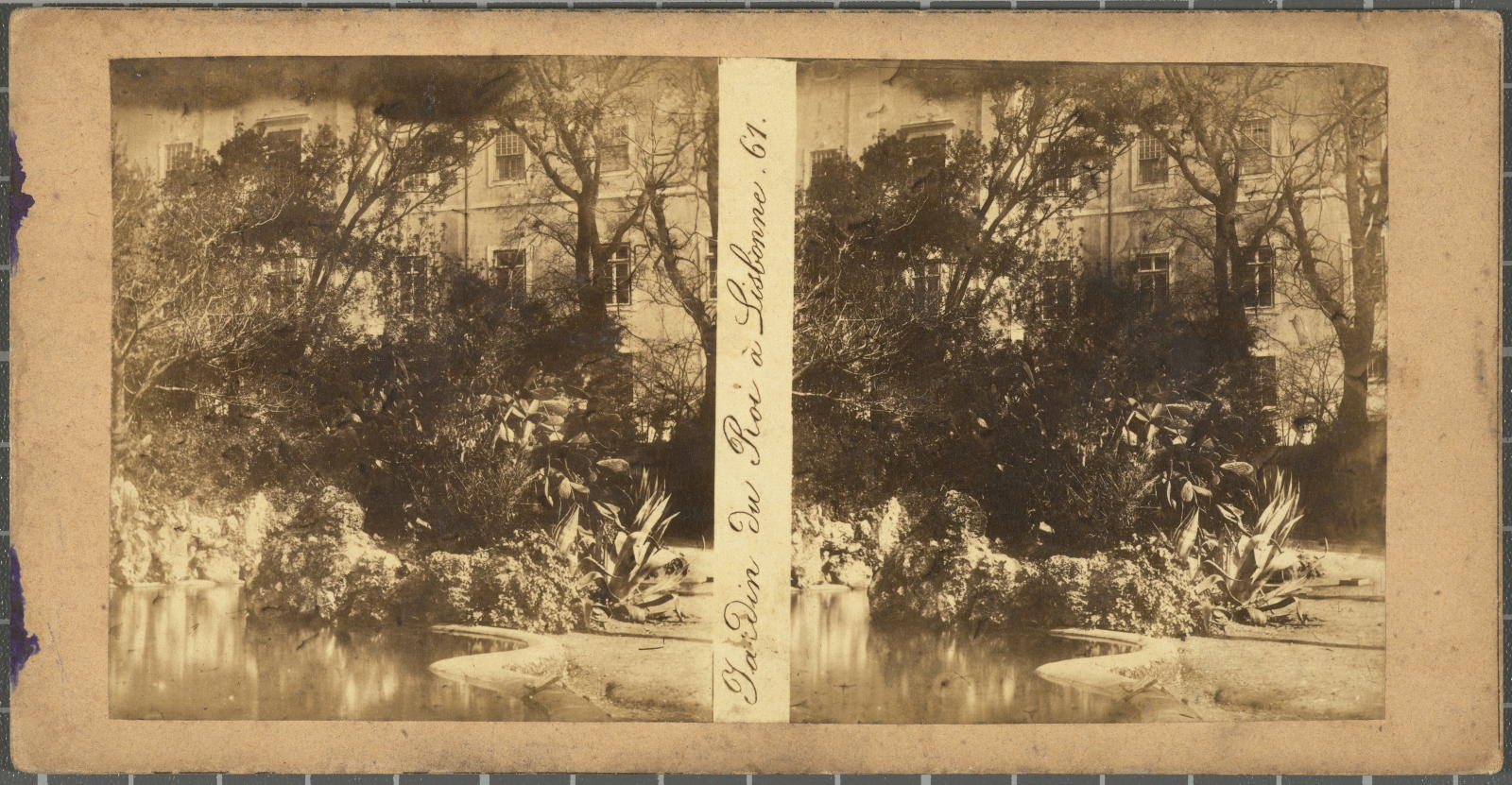 Desconegut, Jardin du Roi à Lisbonne