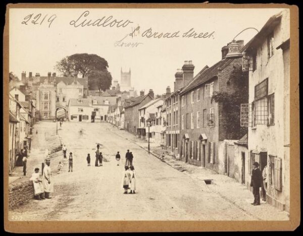 Francis Frith, Ludlow.  Lower Broad Street