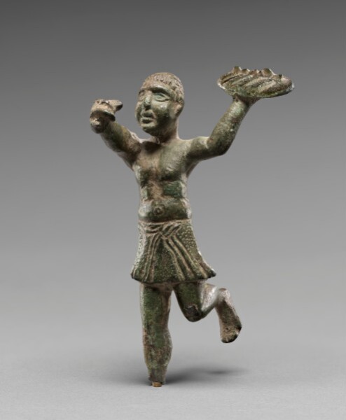 Unknown, Statuette of a Boy Running with a Tray of Food