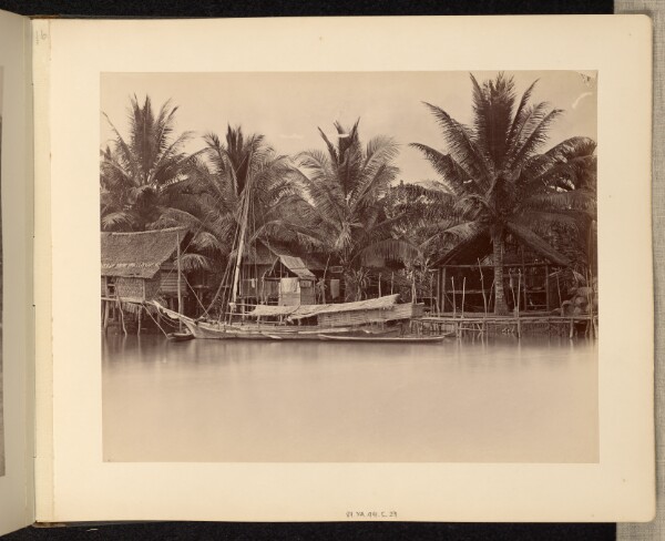 Unknown, [River Dwellings and Boats]