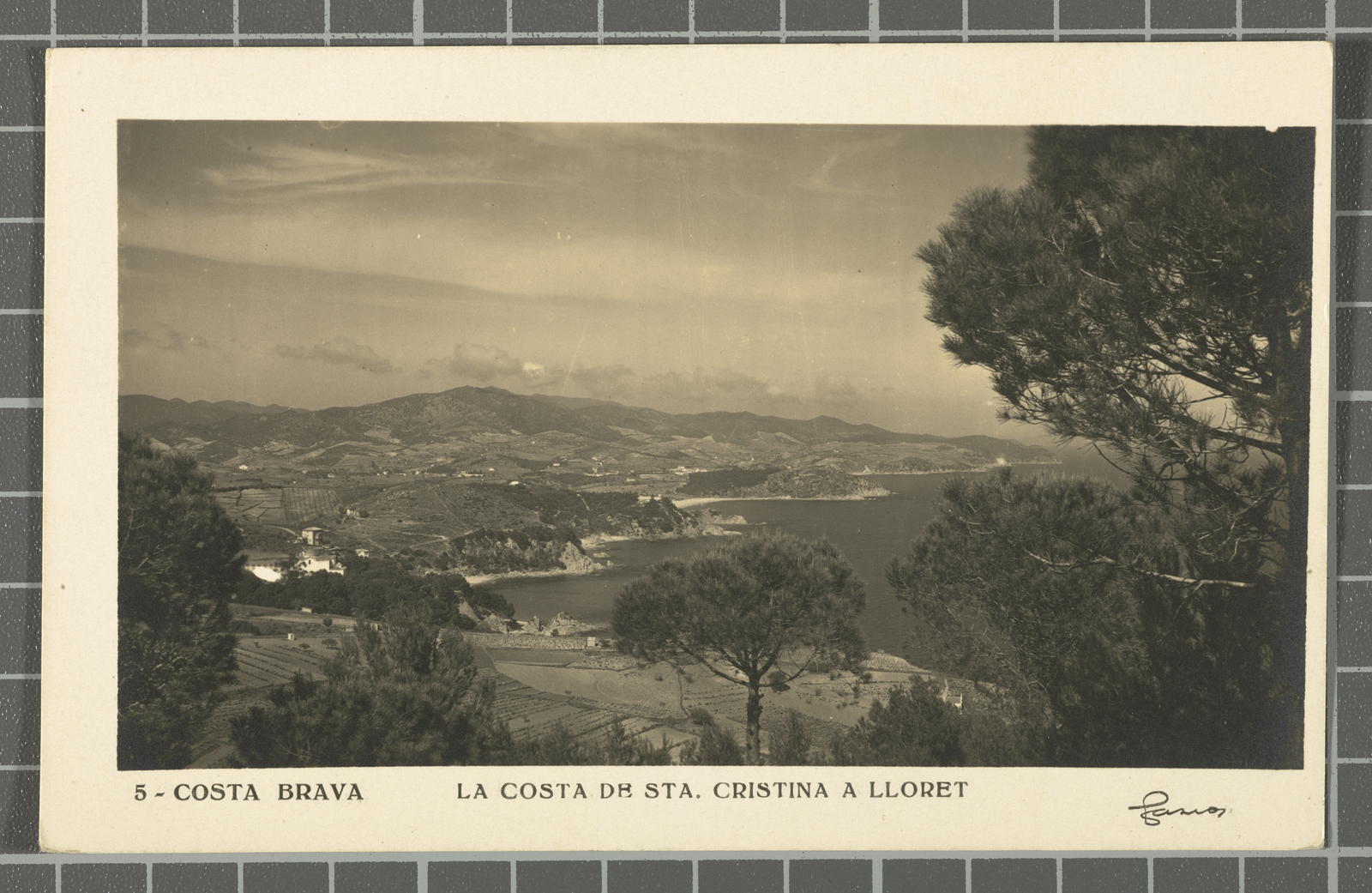 Desconegut, 5 - Costa Brava. La costa de Sta. Cristina a Lloret