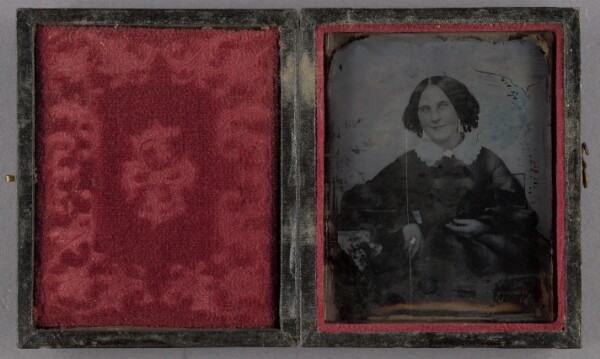 Unknown, [Portrait of a Seated Woman Wearing Brooch]