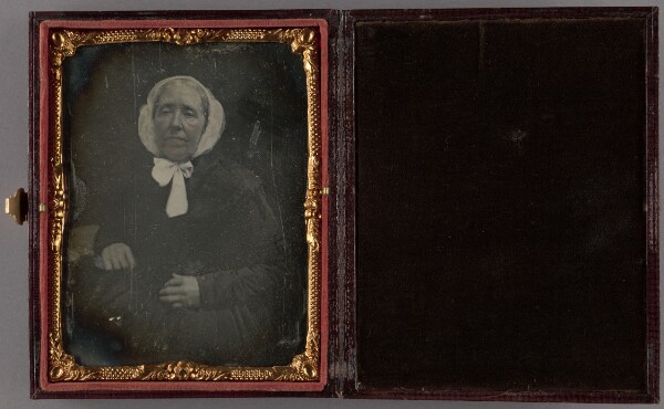 Unknown, [Portrait of a Seated, Elderly Woman]