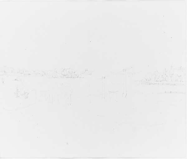 John William Casilear, Valley and Lake (from Sketchbook)