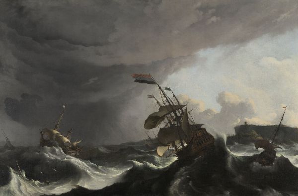 Ludolf Bakhuizen, Warships in a Heavy Storm