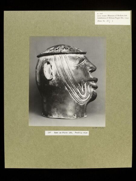 Walker Evans, Man's Head, Benin