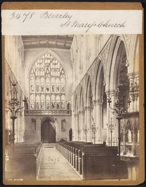 Francis Frith, Beverley.  St. Mary's Church
