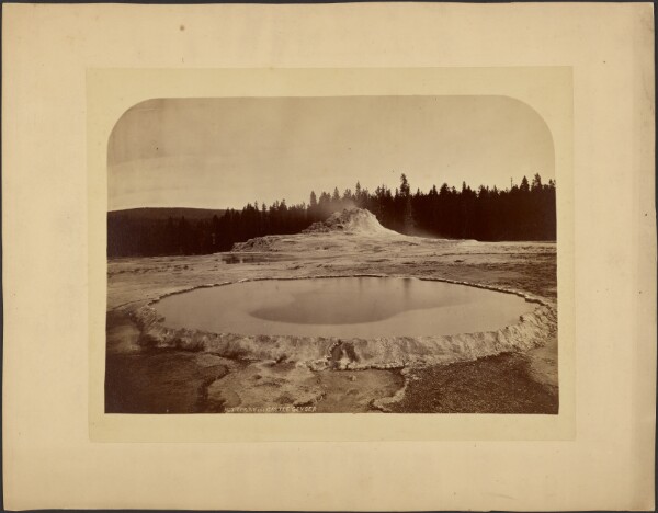 William Henry Jackson, Hot Springs and Castle Geyser