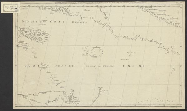 Anville, Jean Baptiste Bourguignon d', (1697-1782) (cartographer), IXe. Feuille particuliere de la Tartarie Chinoise, où ses Limites avec la Tartarie Russienne sont exposés