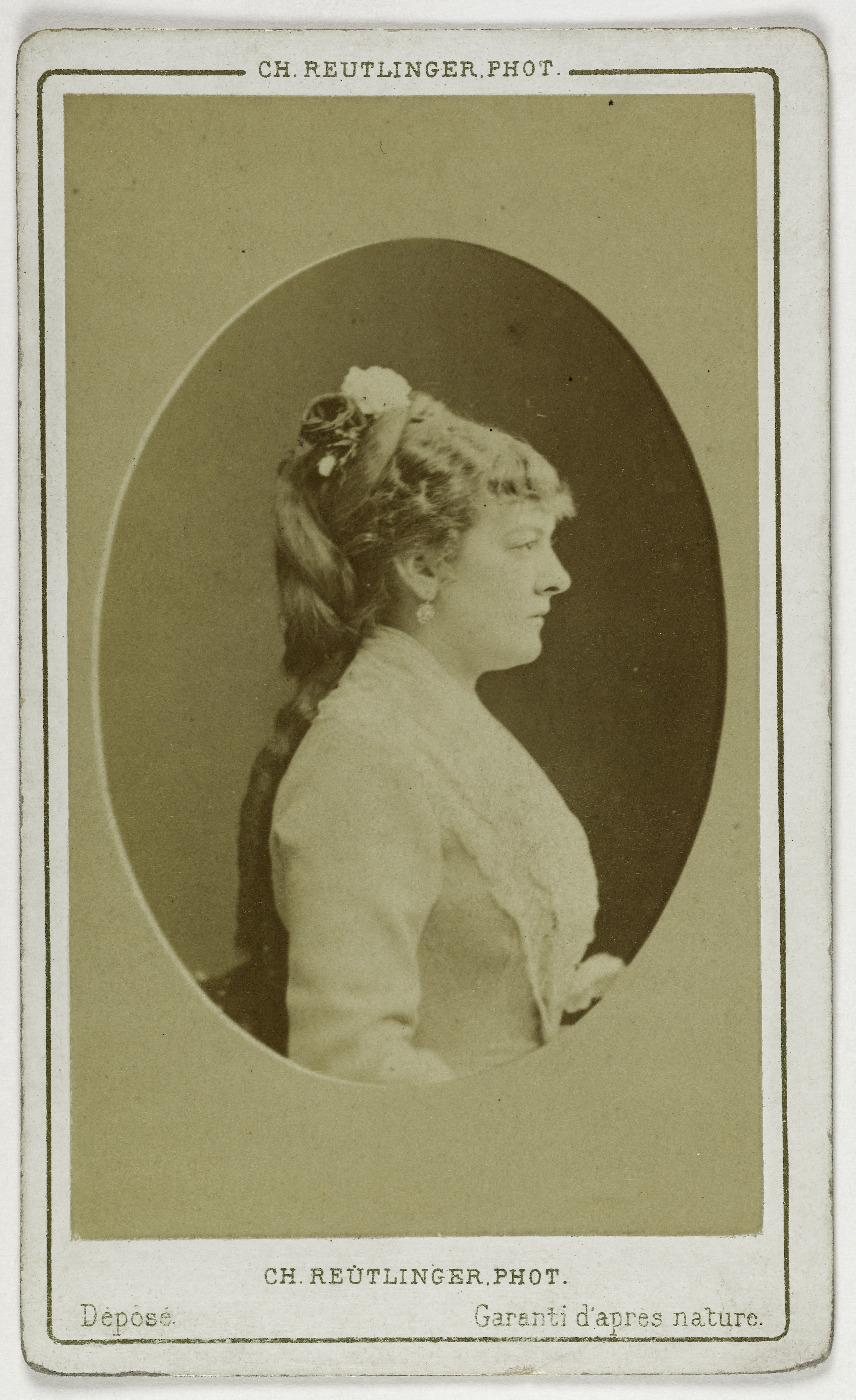 Charles Reutlinger, Portrait de Miss Alice Howard, actrice (1880)