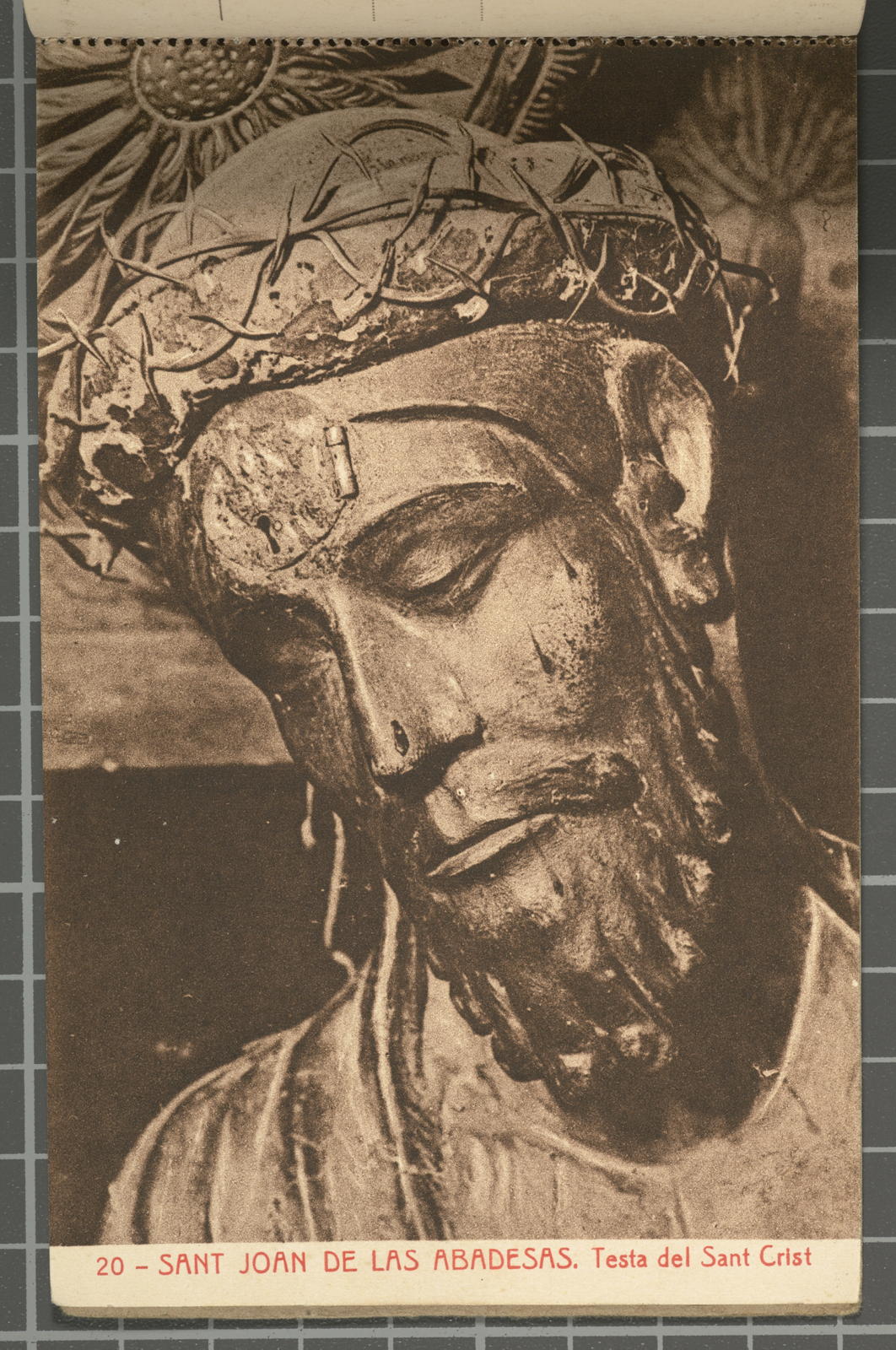 Desconegut, 20 - Sant Joan de las Abadesas. Testa del Sant Crist