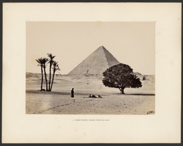 Francis Frith, Great Pyramid, Geeza, from the Plain
