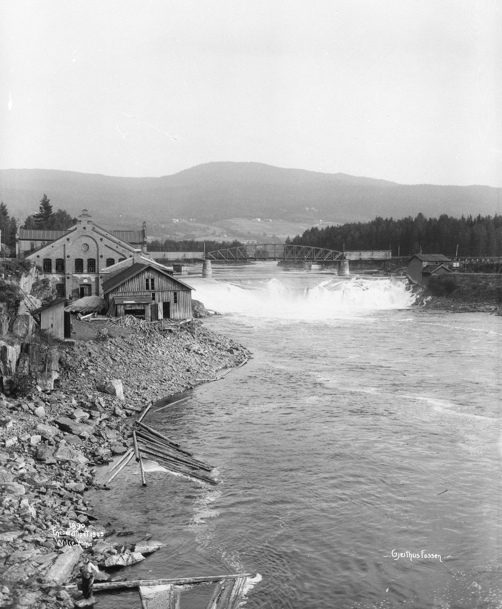 Anders Beer Wilse, Prot: Gjeithus - Fossen 10. Aug. 1903