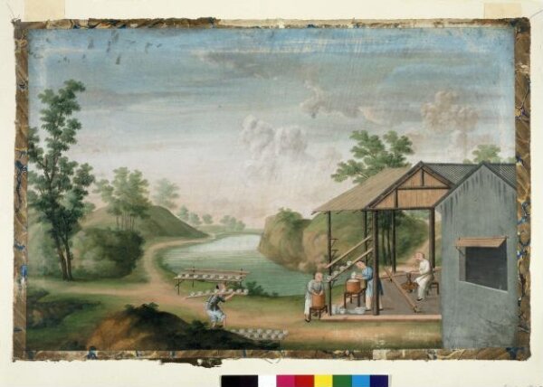Unknown, Applying Glaze