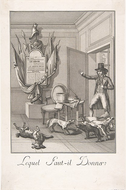 Anonymous, French, 18th century, Lequel Faut-il Donner?