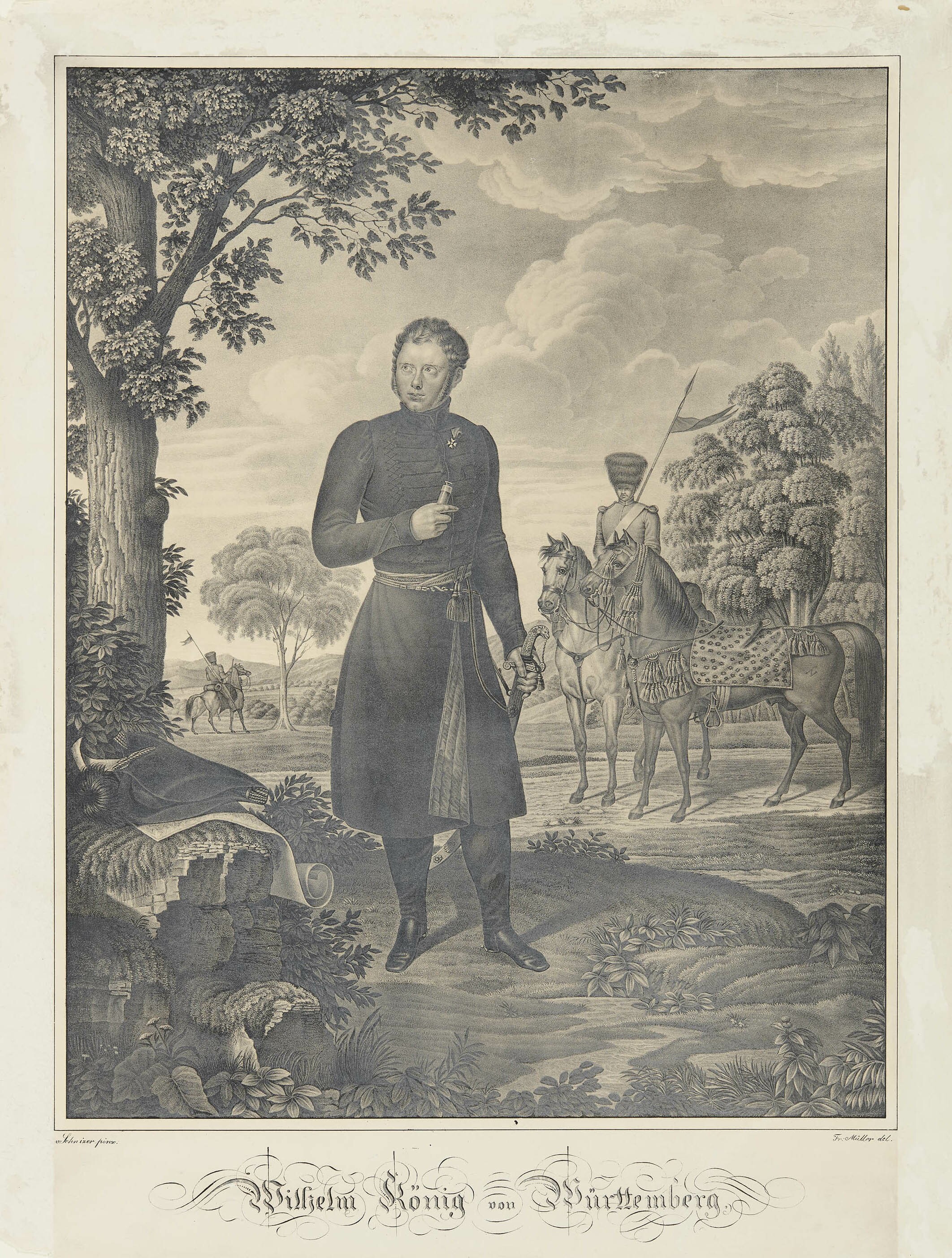 Joseph Joachim von Schnizer, Bildnis König Wilhelm I. von Württemberg