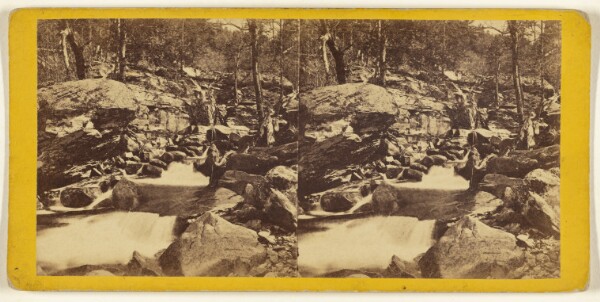 Edward and Henry T. Anthony & Co., The Glens of the Catskills. Kauterskill Glen below the Terrace Cascade.