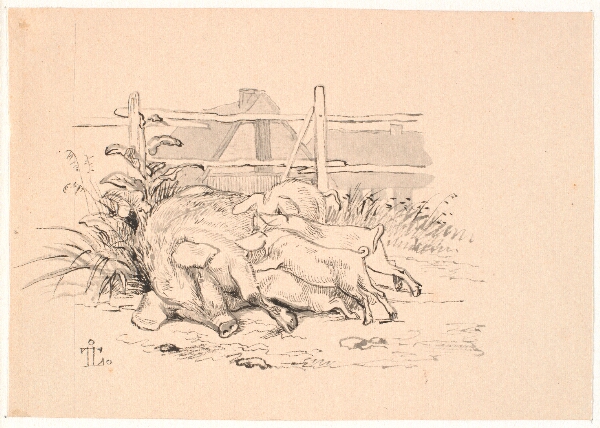Johan Thomas Lundbye, Grisene