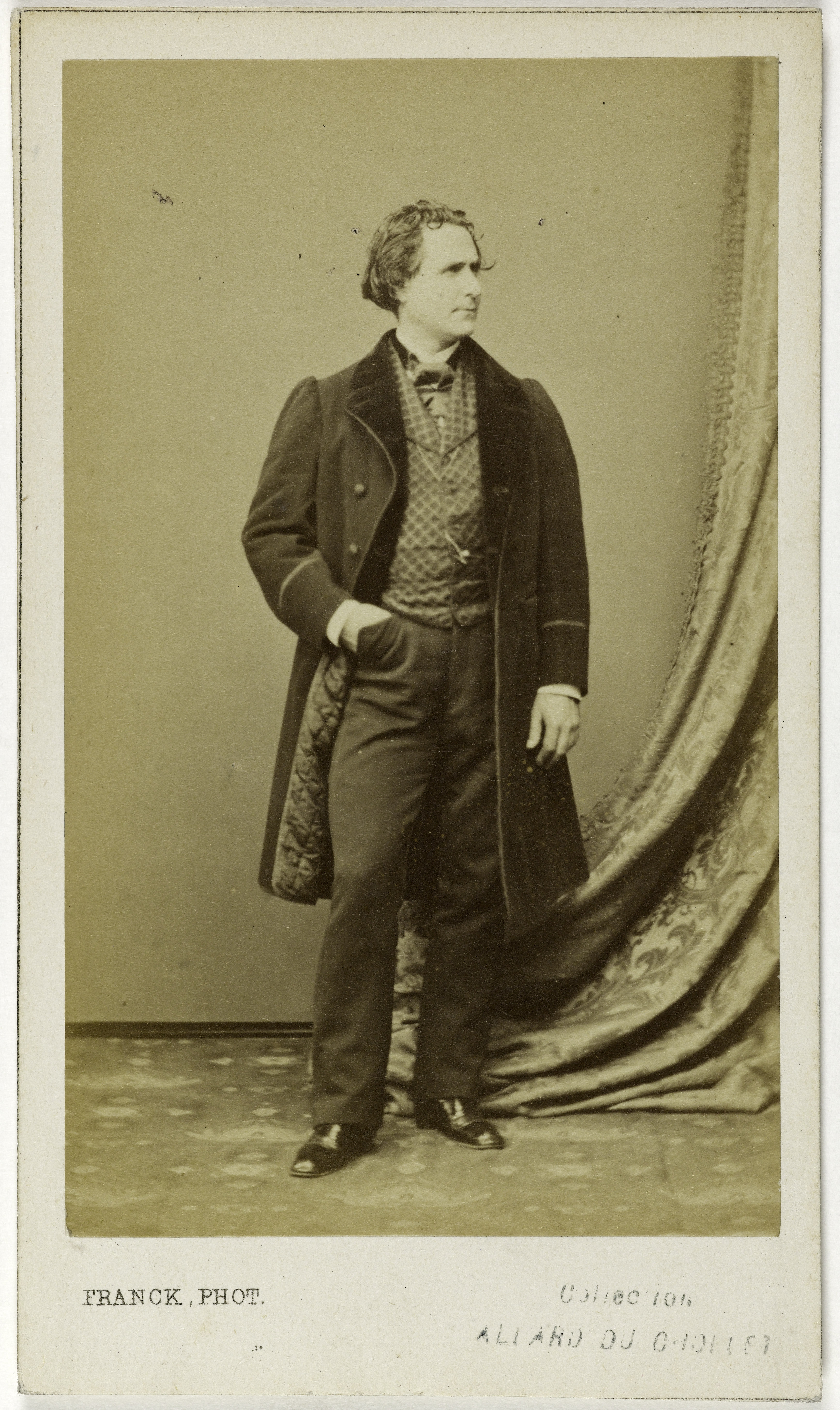 Franck, Portrait d'Henri Thomas Lafontaine (1826-1898), (acteur)