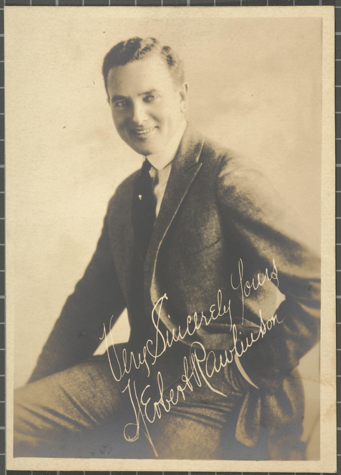 Desconegut, Rawlinson, Herbert