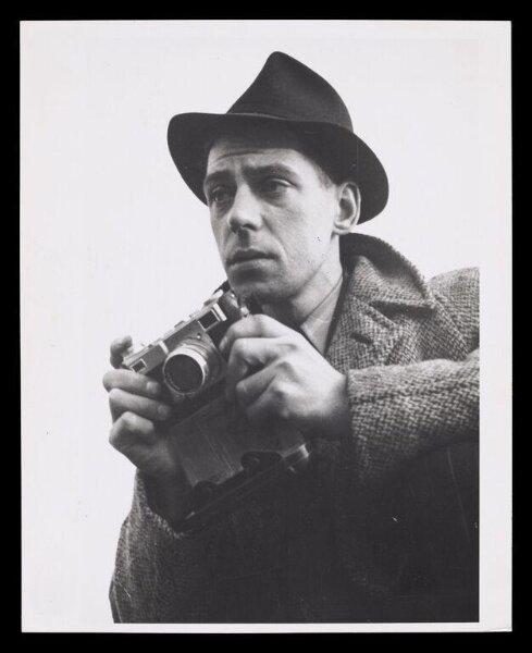unknown, Bert Hardy holding a camera