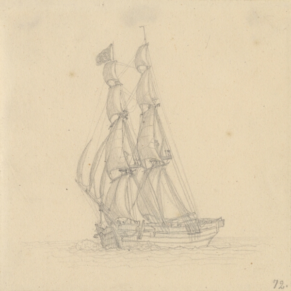 C.W. Eckersberg, En brig