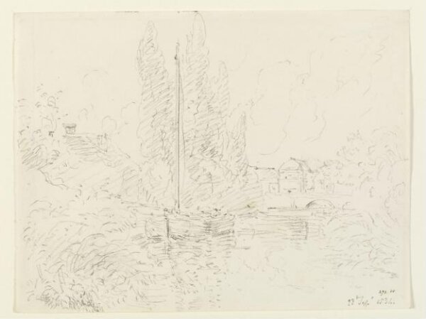 Constable, John (RA), Fittleworth Mill and Bridge, on the Rother, Sussex