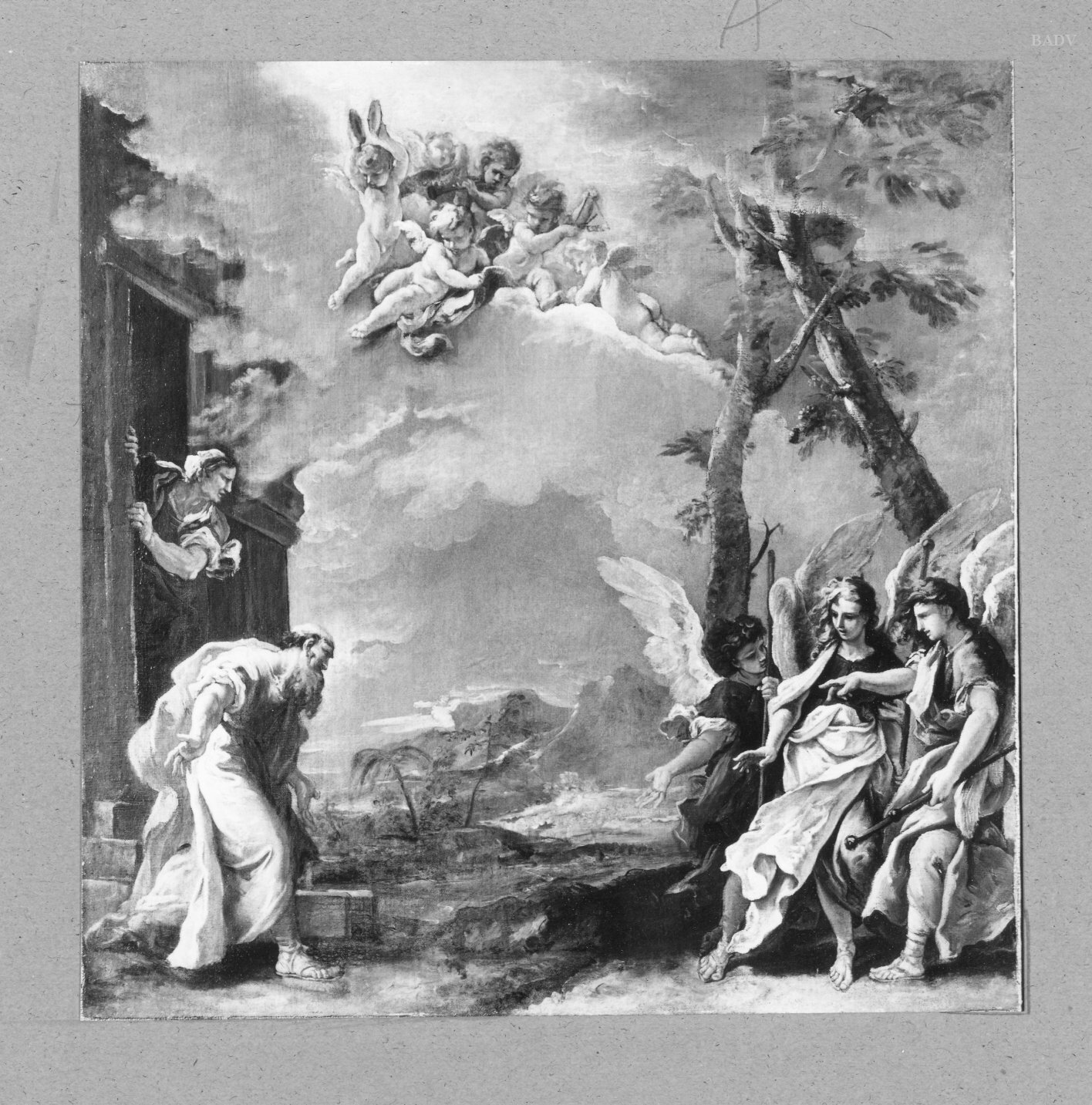 Sebastiano Ricci, Abraham and three angels