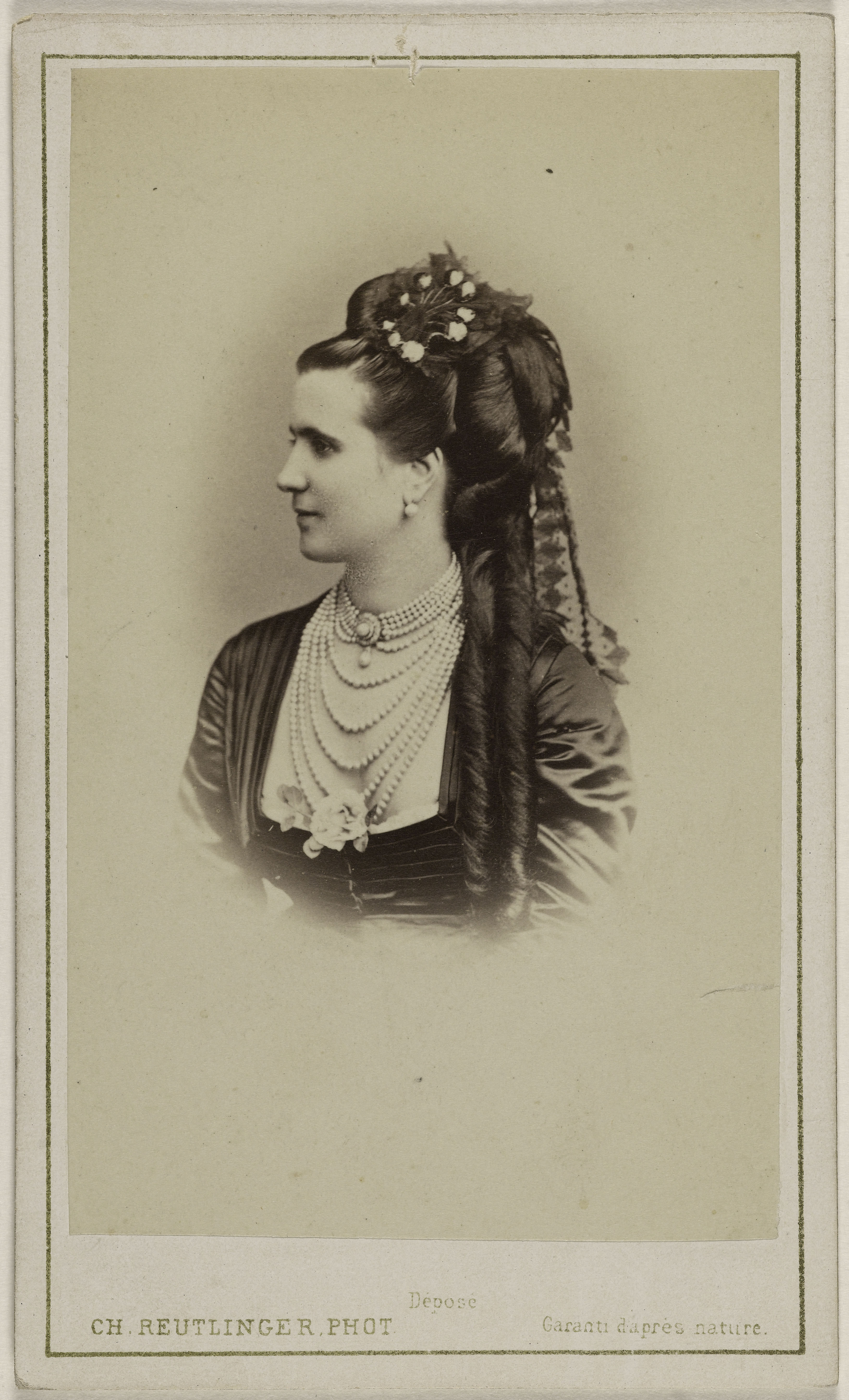 Charles Reutlinger, Portrait de Barucci, Julia, (femme à la mode)