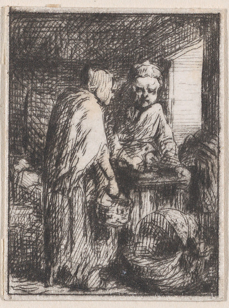 Charles Jacque, Fruit Seller