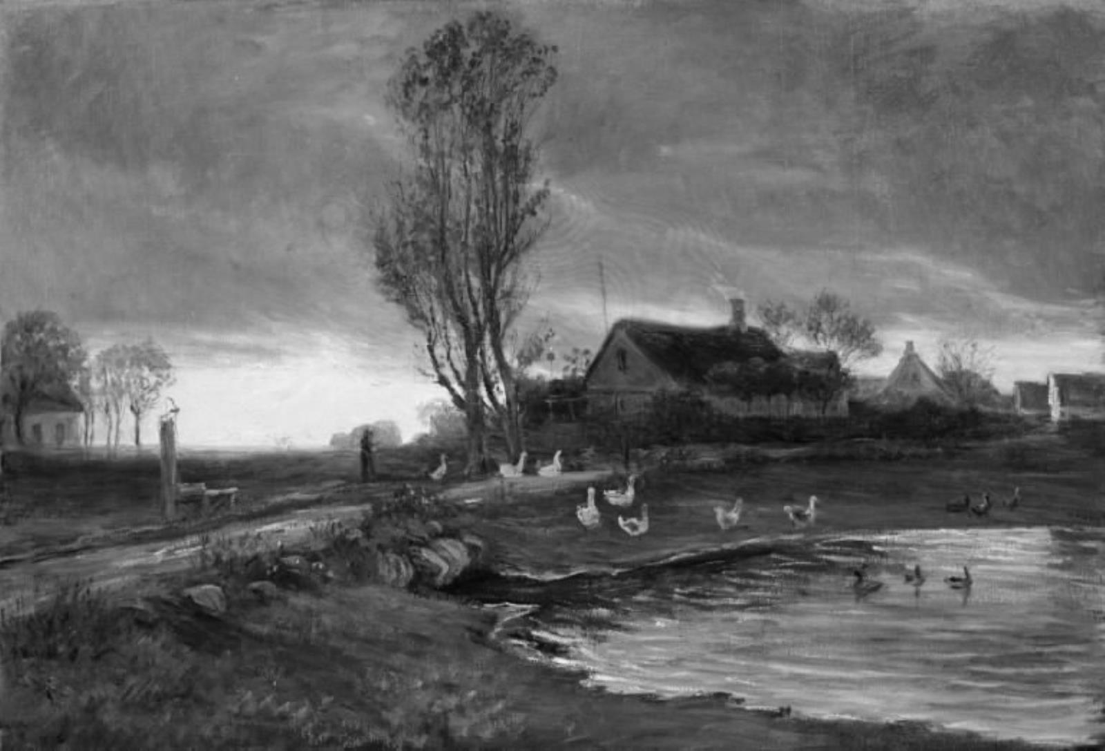 Theodor Philipsen, Et gadekær. Maglebylille