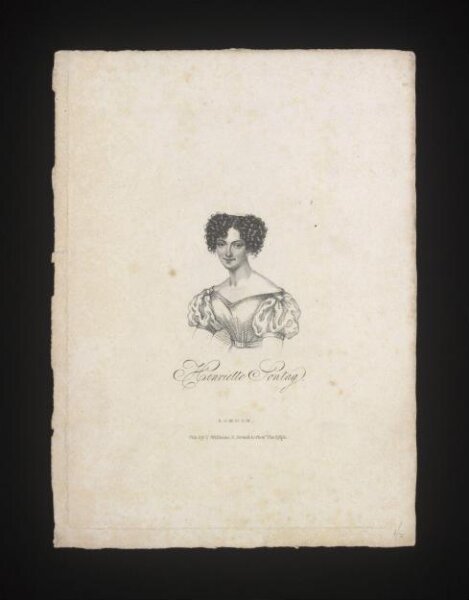 unknown, Henriette Sontag