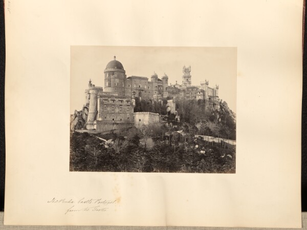 Francis Frith, The Penha Castle, Portugal, from the Grotto