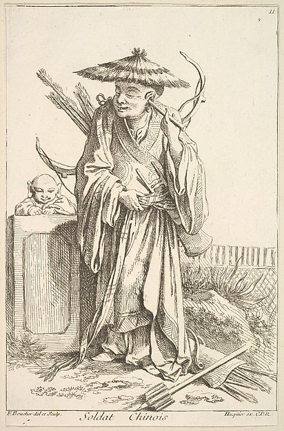 François Boucher, Chinese Soldier