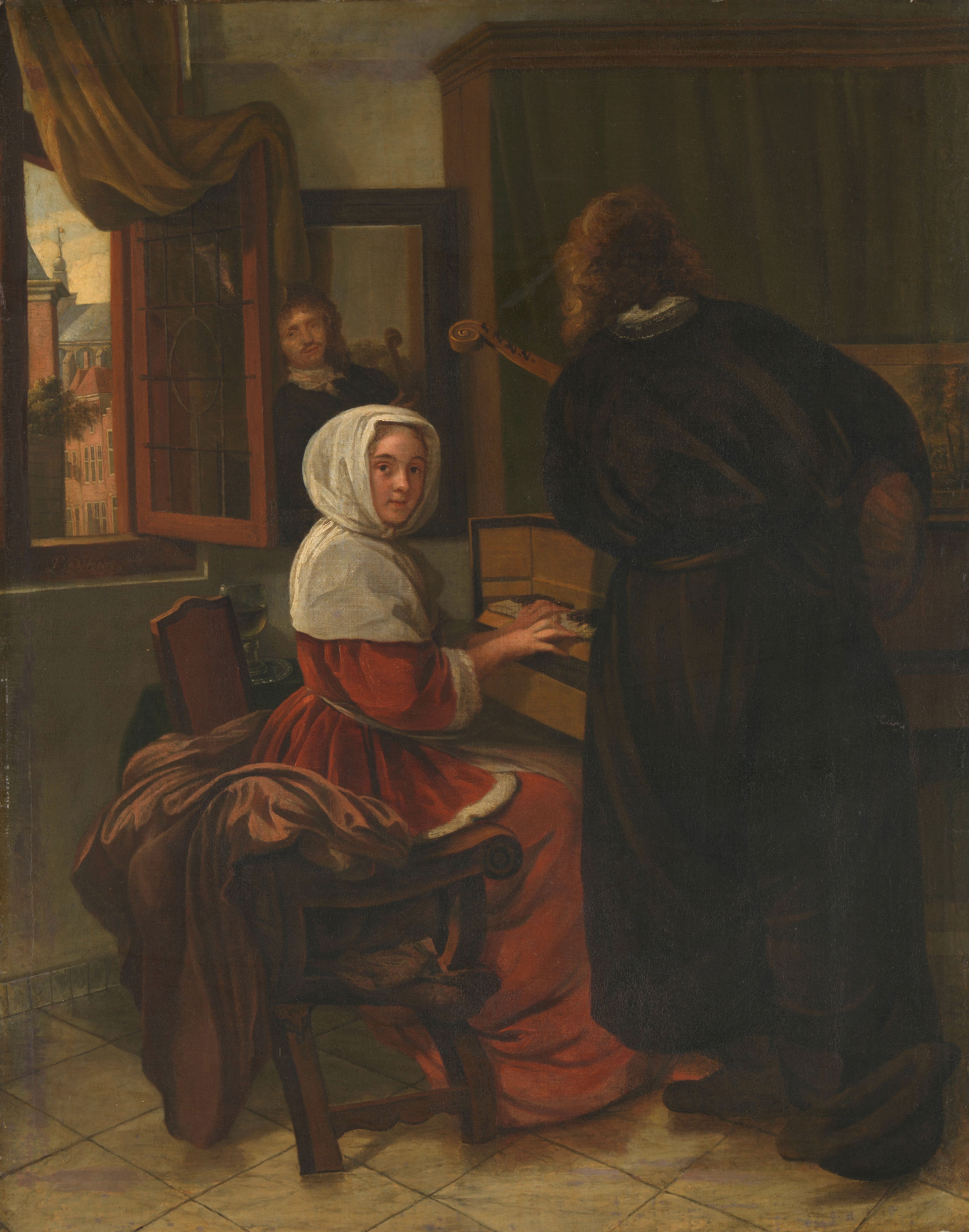 Cornelis de Man, Couple making music