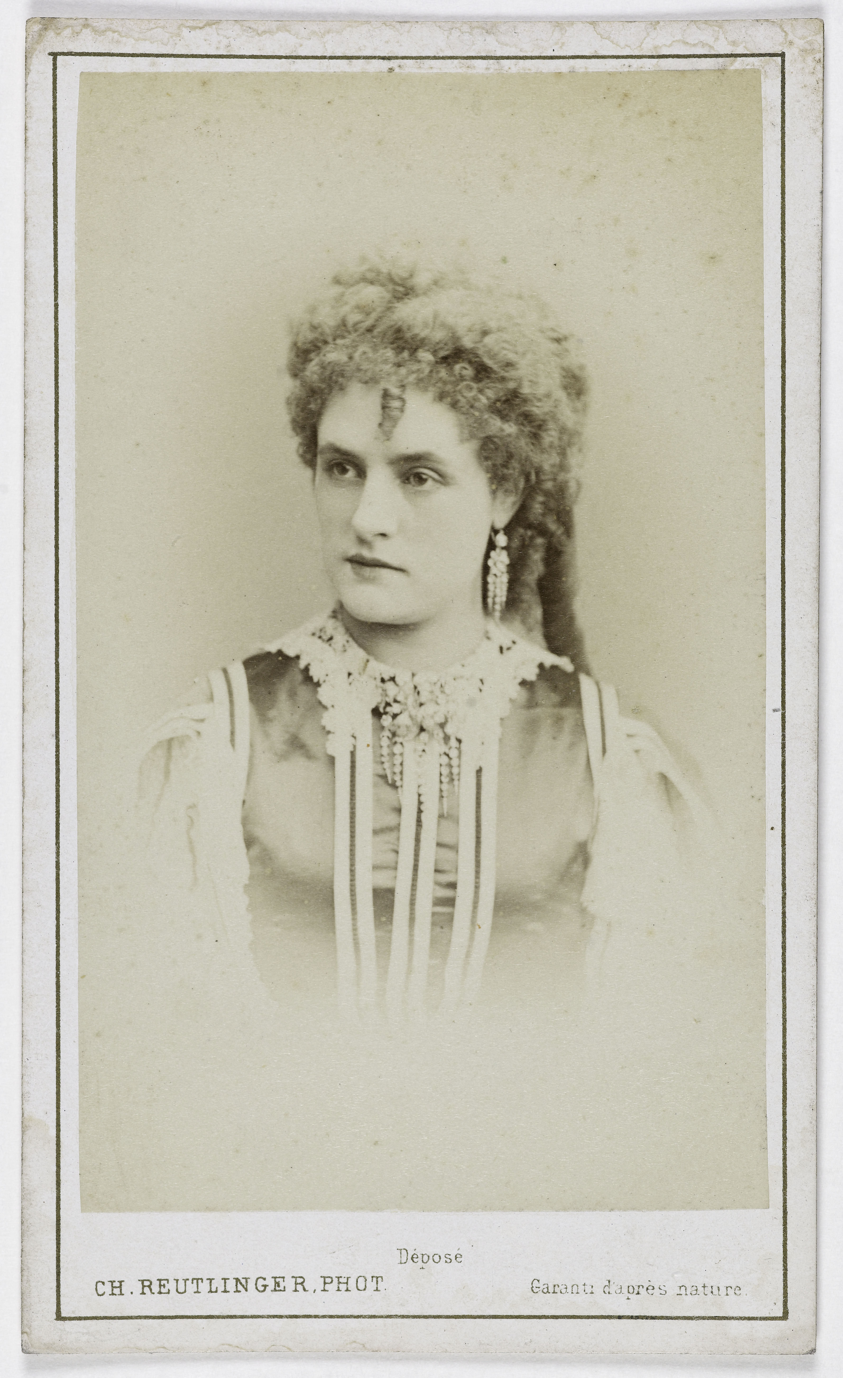 Charles Reutlinger, Portrait de H. Dupont (actrice aux Bouffes)