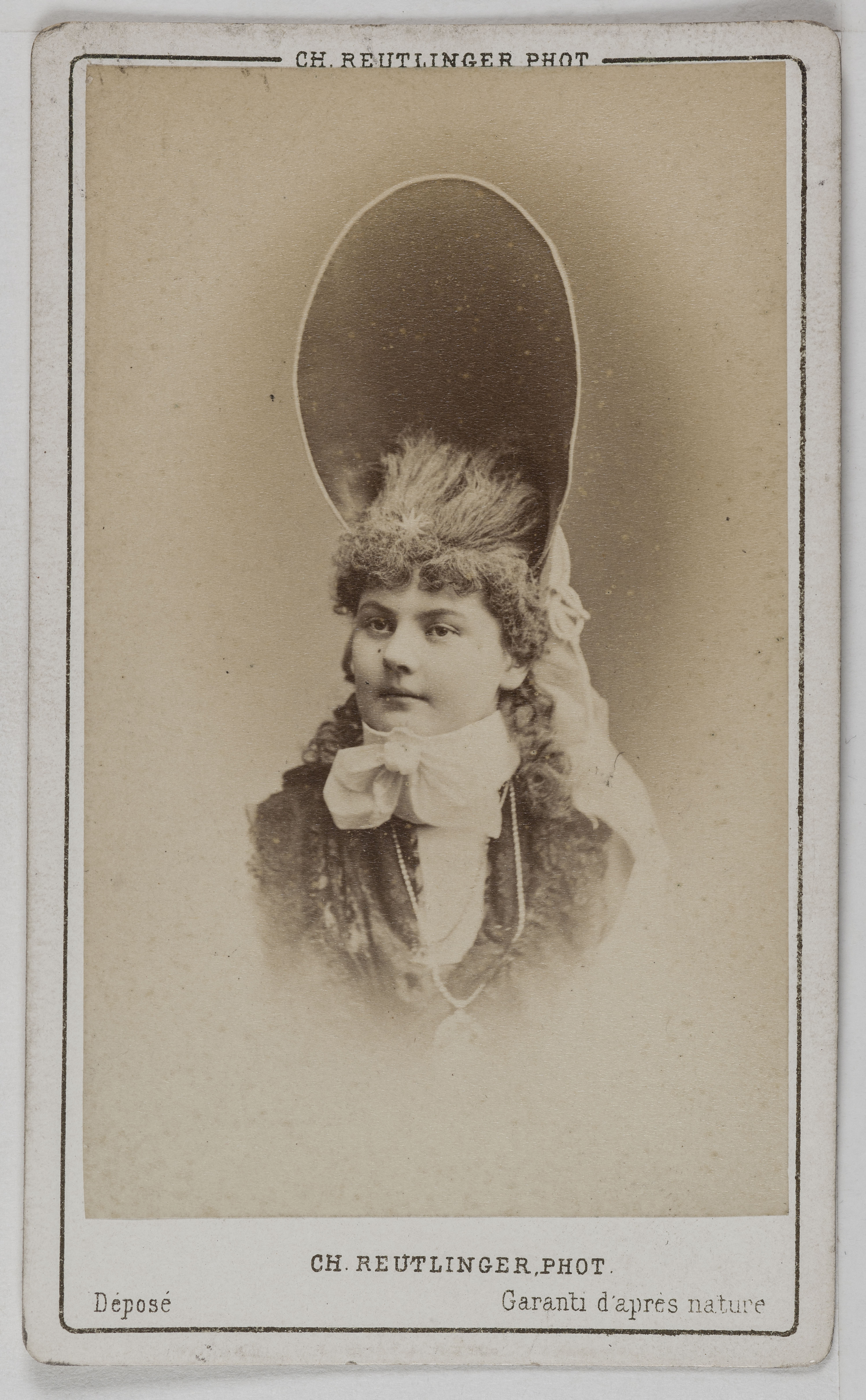 Charles Reutlinger, Portrait de Madeleine, (actrice)