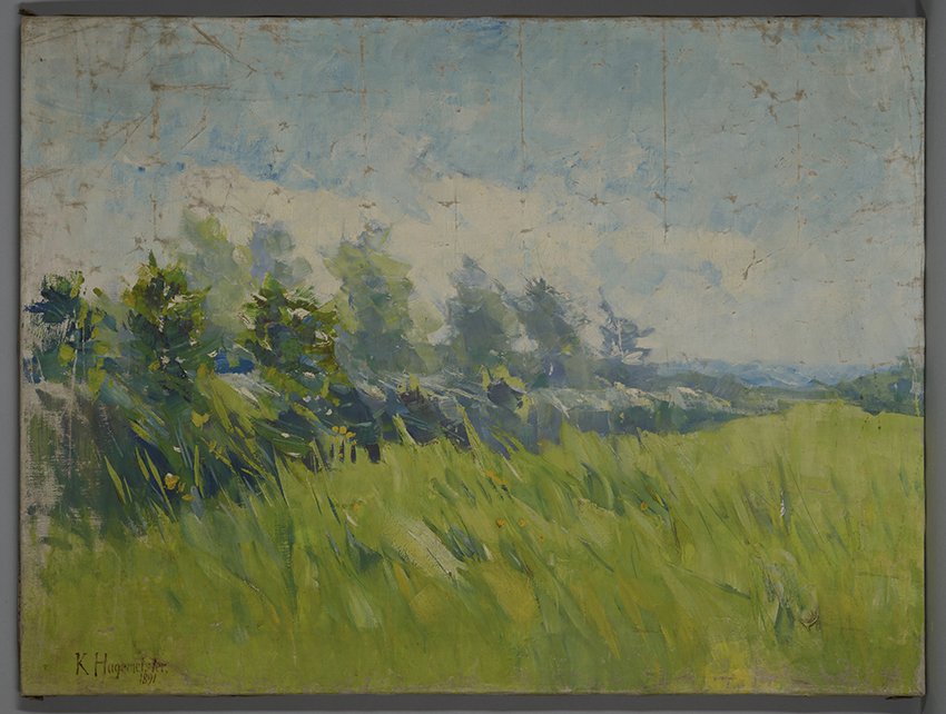Karl Hagemeister, Am Erlenluch, 1891
