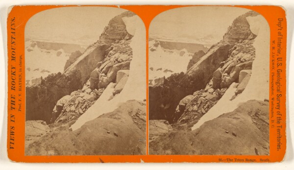 William Henry Jackson, The Teton Range. South.