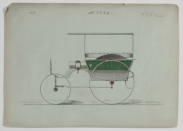 Brewster & Co., Design for Omnibus or Wagonette, no. 3986