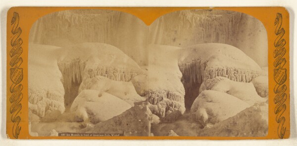 Charles Bierstadt, Ice Mounds in front of American Falls, Winter.