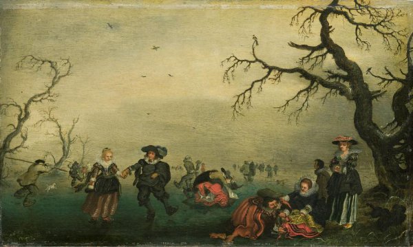 Adriaen Pietersz van de Venne, Ice Skaters