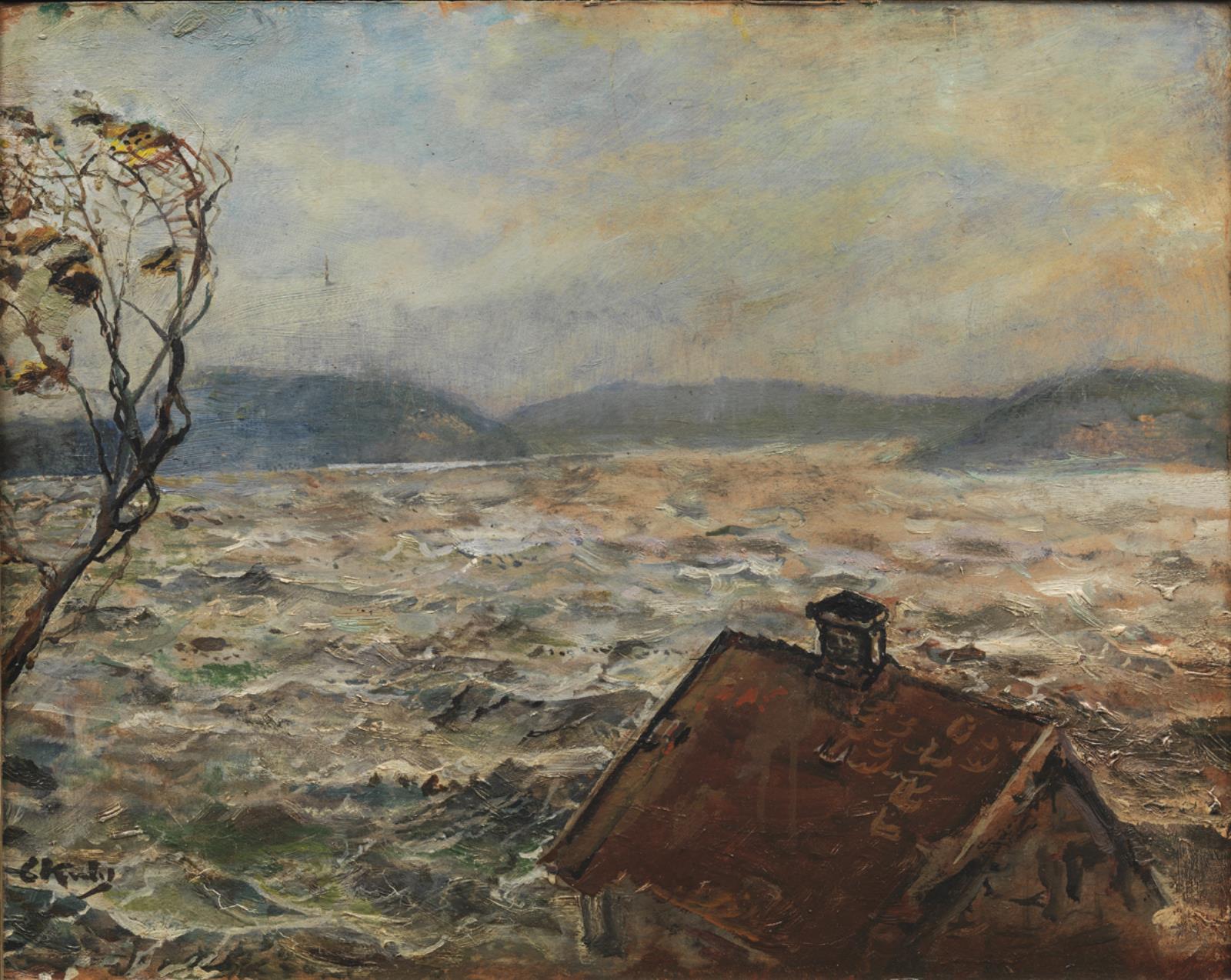 Christian Krohg, Udsigt fra Bjelkeviken