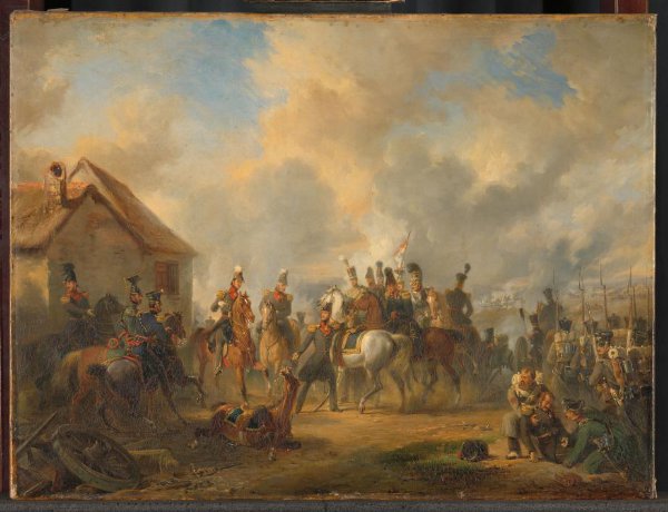 Nicolaas Pieneman, De Slag bij Bautersem, gedurende de Tiendaagse Veldtocht