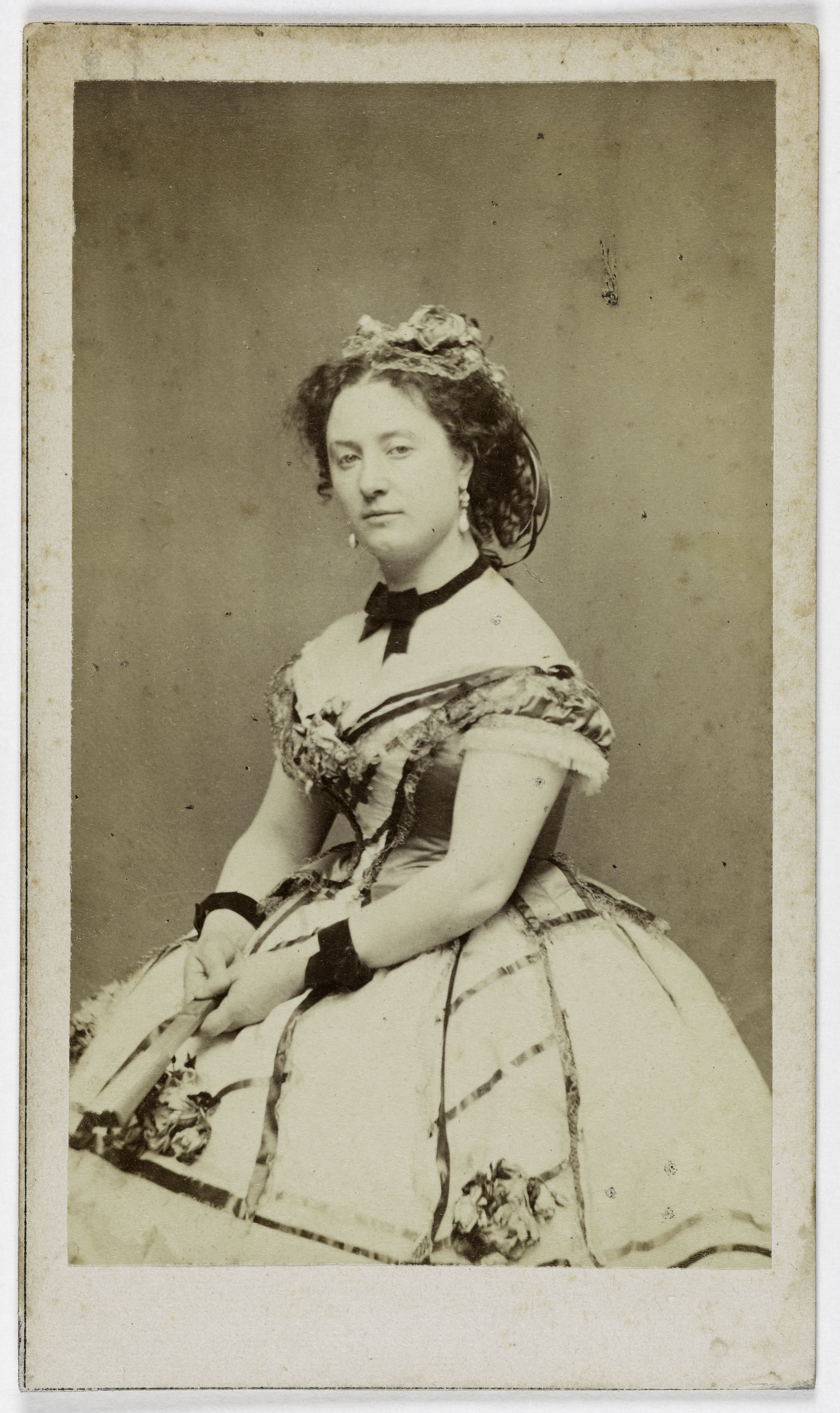 Ulric Grob, Portrait de Lucile Durand ( -après 1887), (actrice)