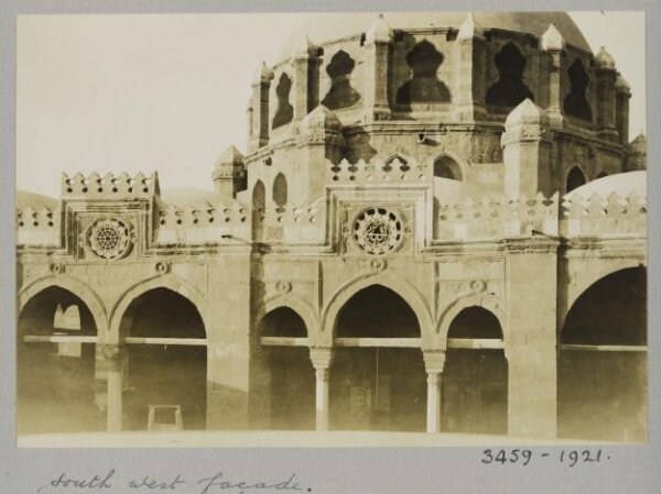 K.A.C. Creswell, The southwest façade of the mosque of Sinan Pasha, Cairo