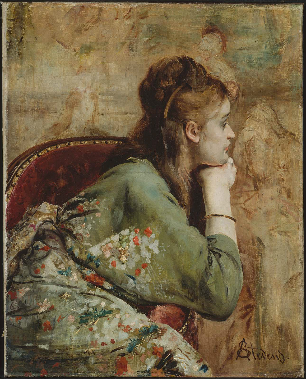 Alfred Stevens, Meditation