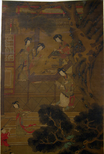 Unidentified artist, Women in Garden