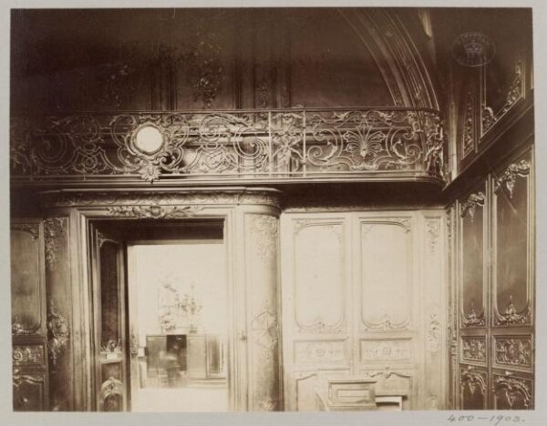 Atget, Jean-Eugène-Auguste, Balustrade, St Sulpice, Paris, France