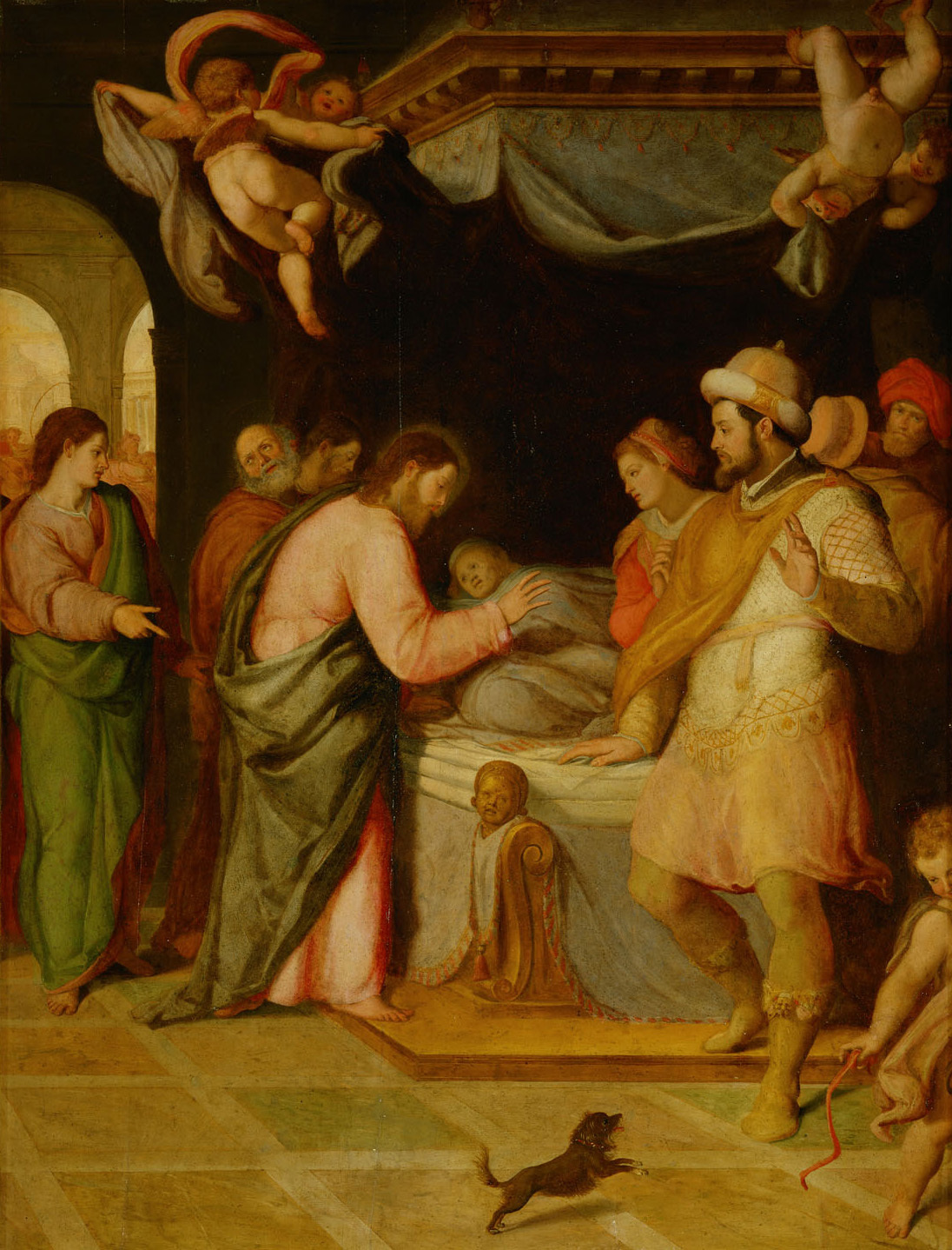 Santi di Tito, Raising the daughter of Jairus